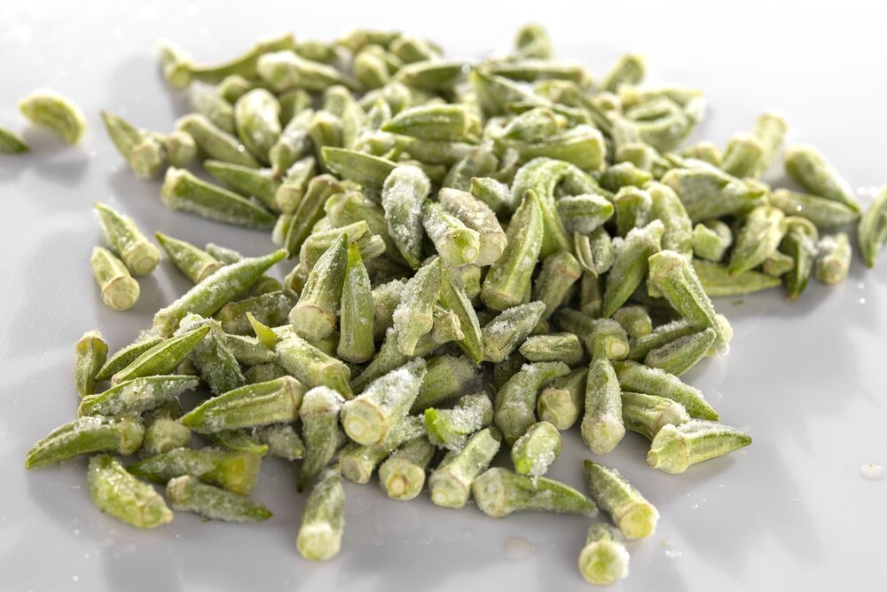 Egyptian IQF frozen okra